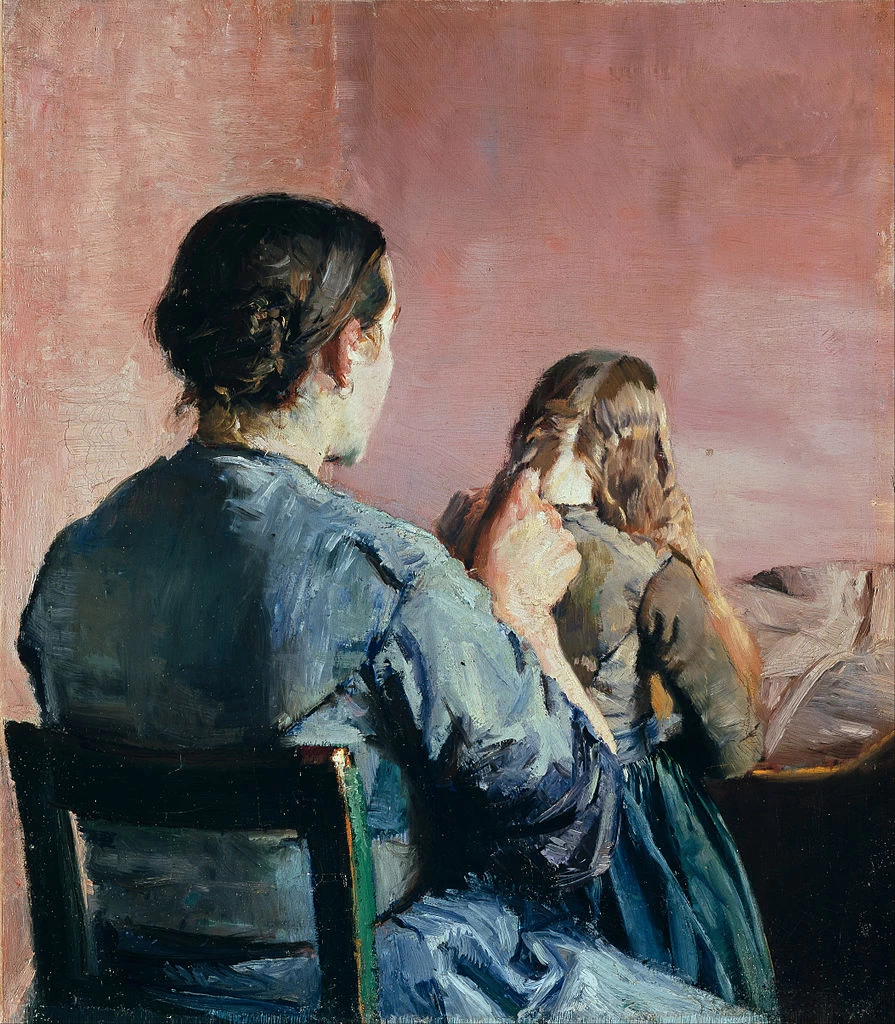 Intrecciare i capelli - Nasjonalmuseet for kunst, arkitektur og design, Oslo